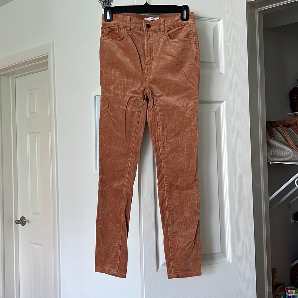 LOFT high waist skinny corduroy pants in size 24. Excellent condition.